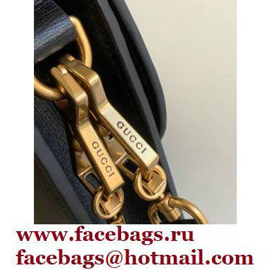 Gucci Horsebit 1955 Small Bag 677286 Leather Black 2021 - Click Image to Close