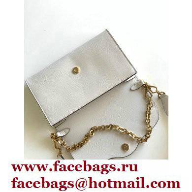 Gucci Horsebit 1955 Small Bag 677286 Leather White 2021