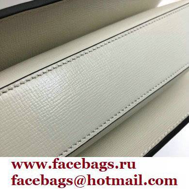 Gucci Horsebit 1955 Small Shoulder Bag 602204 GG Supreme Canvas White 2021 - Click Image to Close