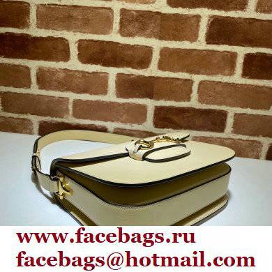 Gucci Horsebit 1955 Small Shoulder Bag 602204 Leather Beige 2021 - Click Image to Close