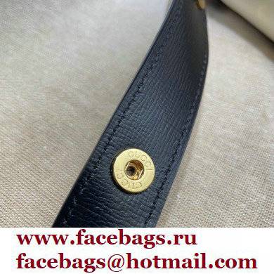 Gucci Horsebit 1955 Small Shoulder Bag 602204 Leather Orange/White/Black 2021