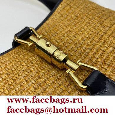 Gucci Jackie 1961 Small Hobo Bag 636706 Camel Straw 2021