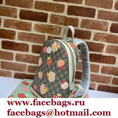 Gucci Les Pommes Small Backpack Bag 552884 Apple Print 2021