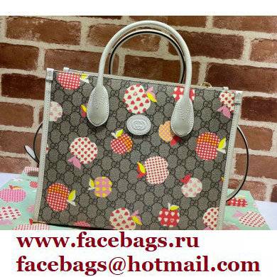 Gucci Les Pommes Small Tote Bag 659983 Apple Print 2021