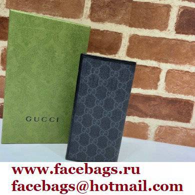 Gucci Long wallet with Interlocking G 672947 Black 2021 - Click Image to Close