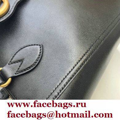Gucci Small Tote Bag with Double G 652680 Black 2021 - Click Image to Close