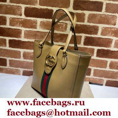 Gucci Small Tote Bag with Double G 652680 Web Beige 2021