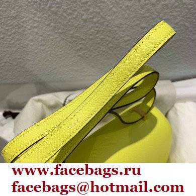 Hermes Constance 18 in original Epsom Leather lemon yellow with gold Hardware