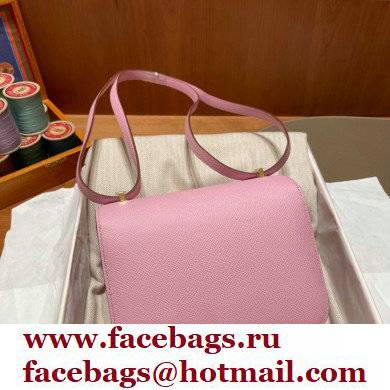 Hermes Constance 18 in original Epsom Leather mauve with Gold Hardware - Click Image to Close