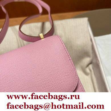 Hermes Constance 18 in original Epsom Leather mauve with Gold Hardware