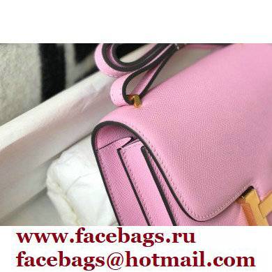 Hermes Constance Mini/MM Bag in Epsom Leather mauve with Gold Hardware - Click Image to Close