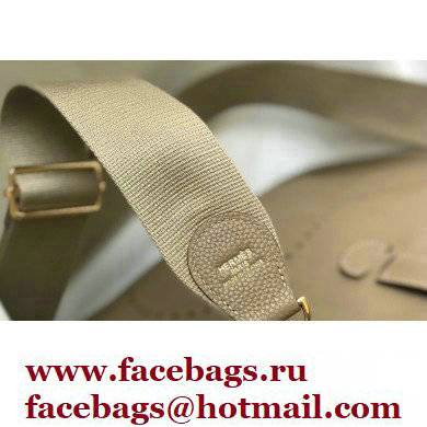 Hermes Evelyne III PM Bag Tourterelle Grey with Gold Hardware Half Handmade
