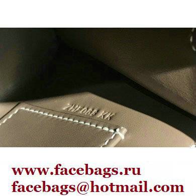 Hermes Mini Kelly 22 Pochette Bag Etoupe in Swift Leather with Gold Hardware
