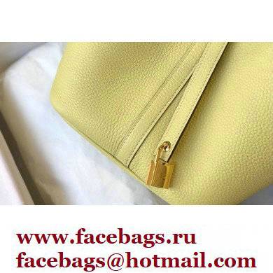 Hermes Picotin Lock 18/22 Bag Light Yellow with Gold Hardware