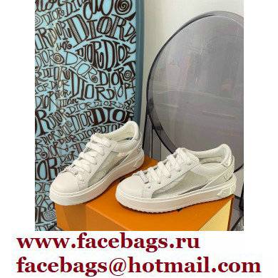 LOUIS VUITTON Time Out Trainers 1A9PZS silver