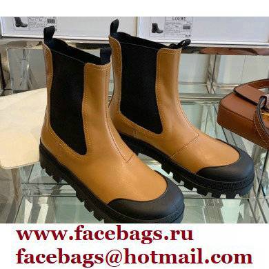 Loewe Chelsea Boots in calfskin Tan 2021 - Click Image to Close