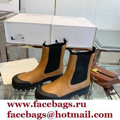 Loewe Chelsea Boots in calfskin Tan 2021