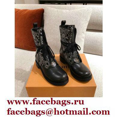 Louis Vuitton Since 1854 Metropolis Flat Ranger Ankle Boots Black 2021