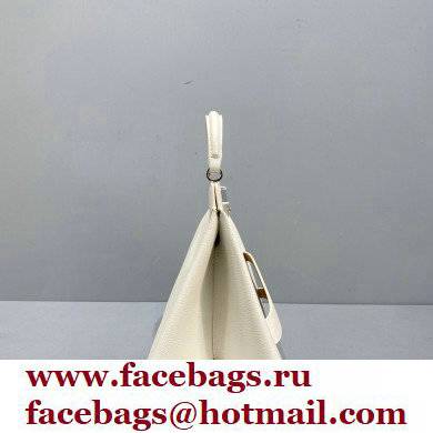 Maison Margiela Goatskin Medium Snatched top handle Bag White