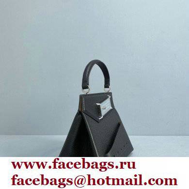 Maison Margiela Goatskin Small Snatched top handle Bag Black