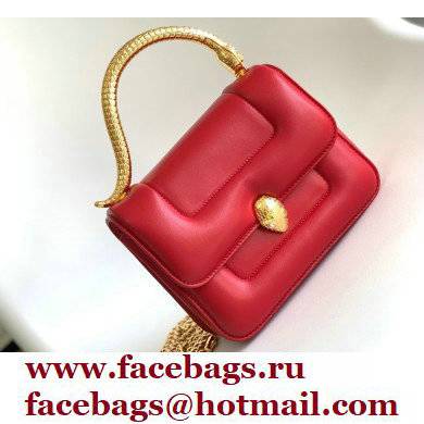 Mary Katrantzou x Bvlgari Serpenti Top Handle Bag Red 2021 - Click Image to Close
