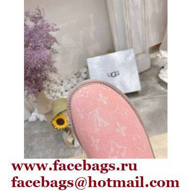 UGG x Louis Vuitton Shearling Lining Ankle Boots Pink 2021 - Click Image to Close