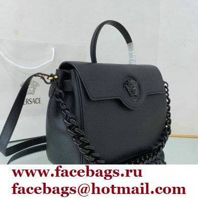 Versace La Medusa Large Handbag All Black 2021 - Click Image to Close
