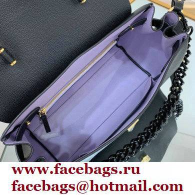 Versace La Medusa Large Handbag All Black 2021 - Click Image to Close