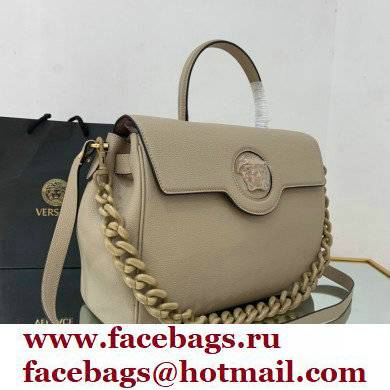 Versace La Medusa Large Handbag Beige 2021 - Click Image to Close