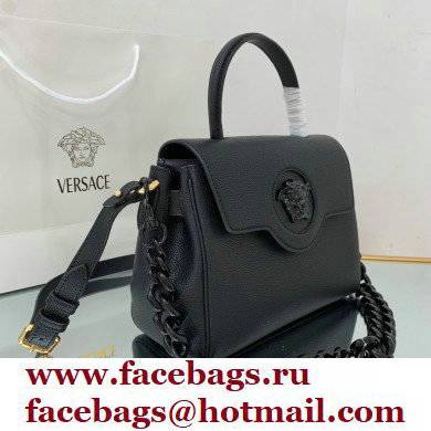 Versace La Medusa Medium Handbag All Black 2021 - Click Image to Close