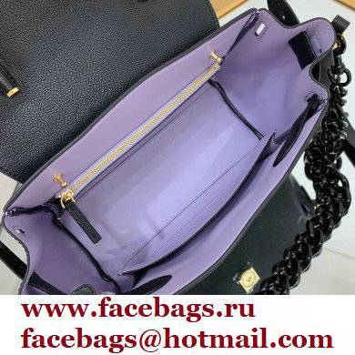 Versace La Medusa Medium Handbag All Black 2021