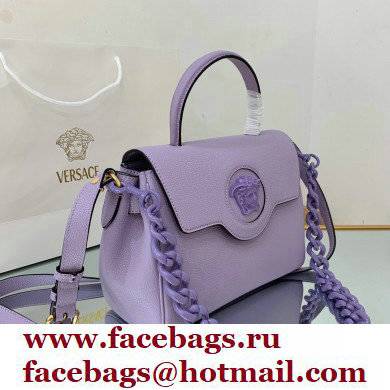 Versace La Medusa Medium Handbag Lilac 2021