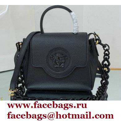 Versace La Medusa Small Handbag All Black 2021 - Click Image to Close
