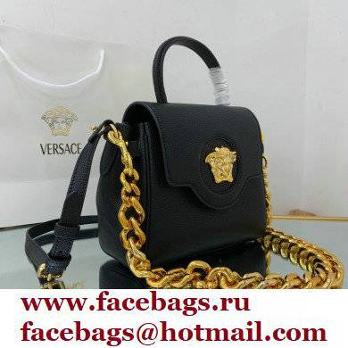 Versace La Medusa Small Handbag Black/Gold 2021 - Click Image to Close