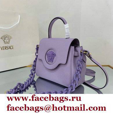 Versace La Medusa Small Handbag Lilac 2021