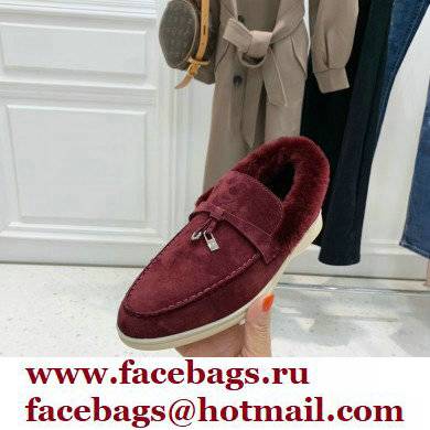 loro piana 2021 WINTER suede calfskin Summer Charms Walk Loafers 09 - Click Image to Close