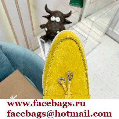 loro piana Suede Calfskin horseshoes Summer Lucky Charms Walk Moccasin 05 - Click Image to Close