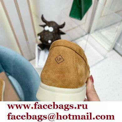 loro piana Suede Calfskin horseshoes Summer Lucky Charms Walk Moccasin 06 - Click Image to Close