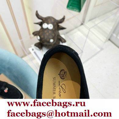 loro piana Suede Calfskin ladybug Summer Lucky Charms Walk Moccasin 01 - Click Image to Close