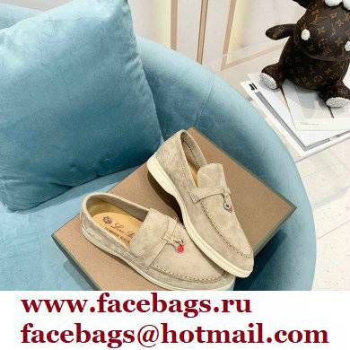 loro piana Suede Calfskin ladybug Summer Lucky Charms Walk Moccasin 02 - Click Image to Close