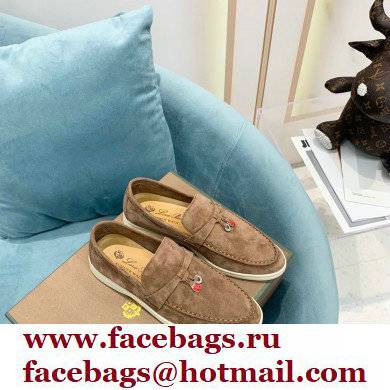 loro piana Suede Calfskin ladybug Summer Lucky Charms Walk Moccasin 07 - Click Image to Close