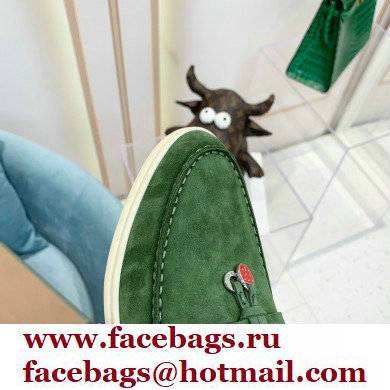 loro piana Suede Calfskin ladybug Summer Lucky Charms Walk Moccasin 08 - Click Image to Close