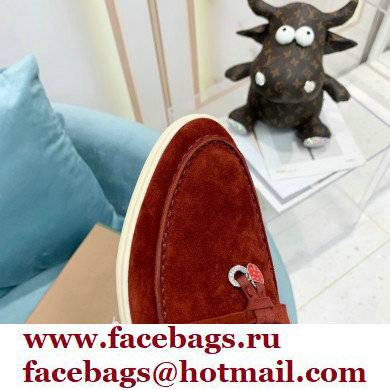 loro piana Suede Calfskin ladybug Summer Lucky Charms Walk Moccasin 09 - Click Image to Close