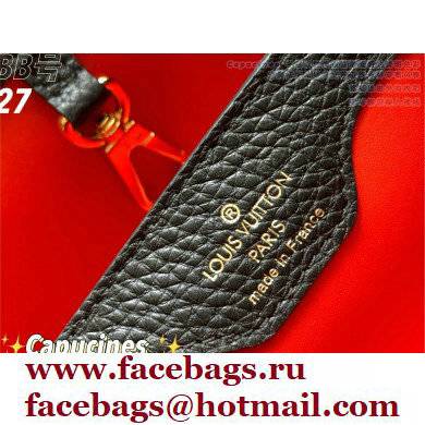 louis vuitton Capucines BB bag m59266 black 2021 - Click Image to Close