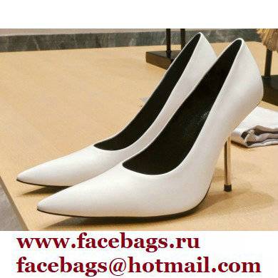 Balenciaga Heel 10cm Pointed toe Pumps White 2022