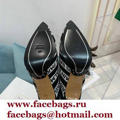 Balmain Heel 9.5cm Janis Stripe logo Thigh-high Boots 2021 - Click Image to Close