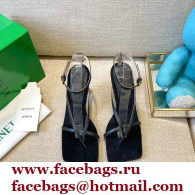 Bottega Veneta Tufted Insole Stretch Leather sandals Black 2021