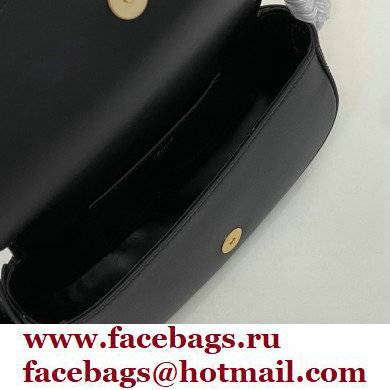 Celine CLUTCH ON STRAP Bag Black in Smooth calfskin - Click Image to Close