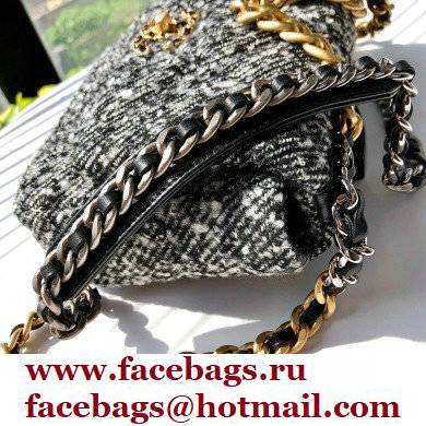 Chanel 19 tweed Flap Bag AS1160/AS1161 gray 2021