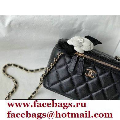 Chanel Camellia Small Vanity with Chain Bag Black 2021